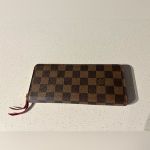 Louis Vuitton Damier Ebene Pattern Compact Wallet